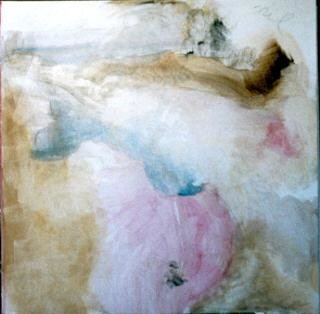 Peinture intitulée "NIL" par Dominique Evrard, Œuvre d'art originale, Huile