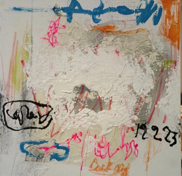 Pintura titulada "tableau 12 février…" por Dominique Evrard, Obra de arte original, Acrílico Montado en Bastidor de camilla…