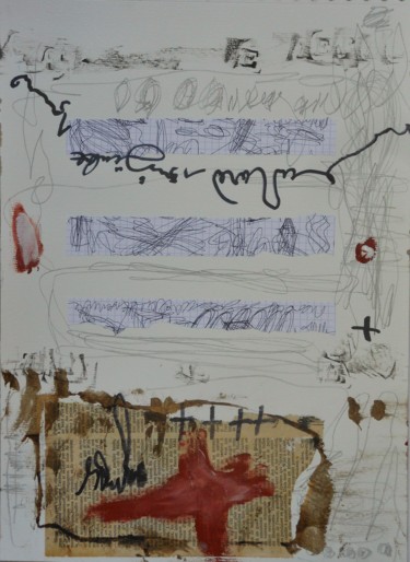 Painting titled "tableau-15-juillet-…" by Dominique Evrard, Original Artwork