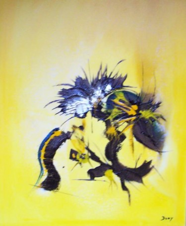 Peinture intitulée "Danse des Chardons" par Dominique Fouquart  Domy, Œuvre d'art originale