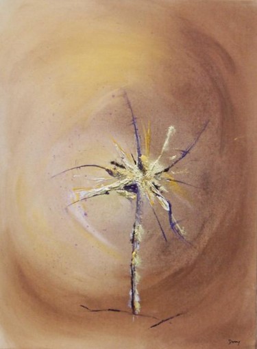 Peinture intitulée "L'élolienne du vill…" par Dominique Fouquart  Domy, Œuvre d'art originale
