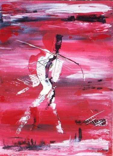 Peinture intitulée "A la chasse" par Dominique Fouquart  Domy, Œuvre d'art originale