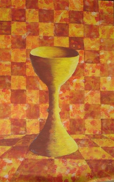 Painting titled "la coupe d or" by Domino, Original Artwork