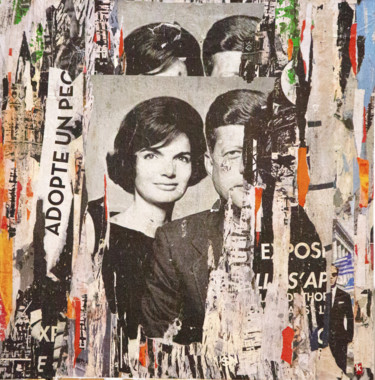 Collages titled "Adopte un "K"" by Dominique Kerkhove (DomKcollage), Original Artwork, Collages