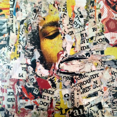 Collages titled "What did you say ?" by Dominique Kerkhove (DomKcollage), Original Artwork, Collages
