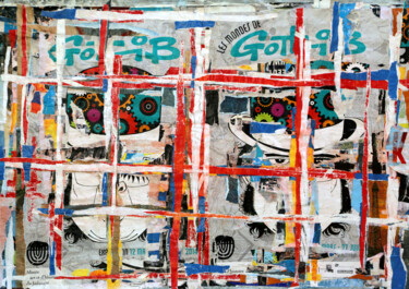 Collages intitulée "Gotlib" par Dominique Kerkhove (DomKcollage), Œuvre d'art originale, Collages
