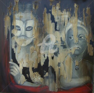 Peinture intitulée "carnaval de la vie…" par Domondo, Œuvre d'art originale