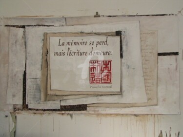 Pintura intitulada "proverbe chinois" por Domondo, Obras de arte originais