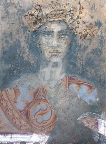 Peinture intitulée "royale" par Domondo, Œuvre d'art originale, Acrylique