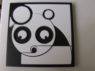 Sculpture titled "dom panda" by Patrícia Azoni, Original Artwork