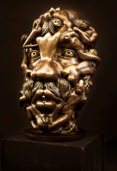 Escultura intitulada "FINE ARTS Wohnkultu…" por Don Alberto Carlos, Obras de arte originais, Bronze