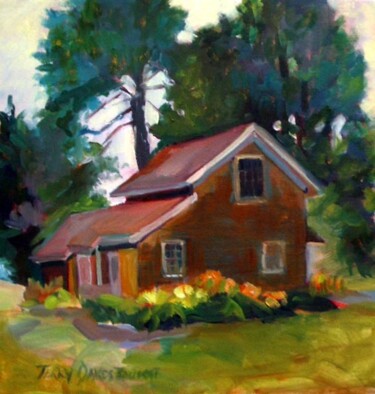 Painting titled "Chadwick Studio" by Don Bourret, Original Artwork, Oil
