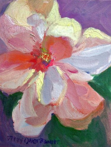 Painting titled "Magnolia II" by Don Bourret, Original Artwork, Oil