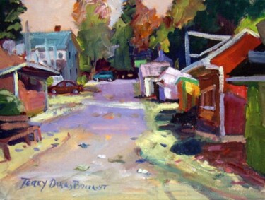 Painting titled "After The Fair" by Don Bourret, Original Artwork