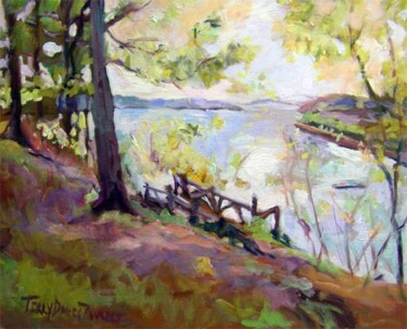 Painting titled "Gillette's View II" by Don Bourret, Original Artwork