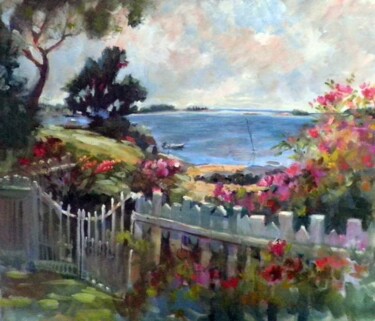 Painting titled "Stony Creek View" by Don Bourret, Original Artwork, Oil