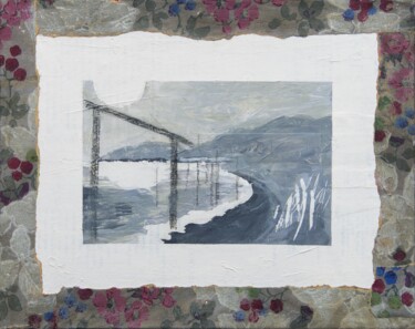 Картина под названием "Down the Shore" - Donald Mcleman, Подлинное произведение искусства, Акрил Установлен на Деревянная па…