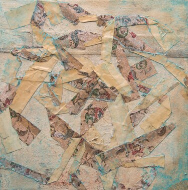 拼贴 标题为“A Sort of Peace” 由Donald Mcleman, 原创艺术品, 拼贴 安装在木板上