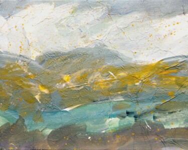 Картина под названием "Knockan Crag" - Donald Mcleman, Подлинное произведение искусства, Акрил Установлен на Другая жесткая…