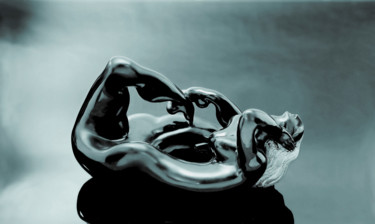 Sculpture titled "dancer-black granit…" by Donatella Richtman, Original Artwork