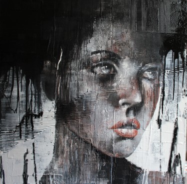 Картина под названием "Illusion II" - Donatella Marraoni, Подлинное произведение искусства, Эмаль