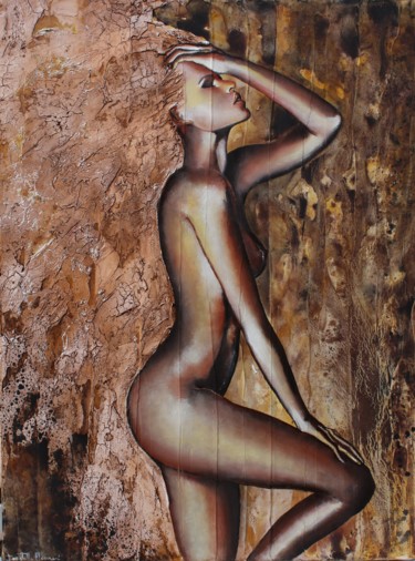 Картина под названием "Chooe me II" - Donatella Marraoni, Подлинное произведение искусства, Масло