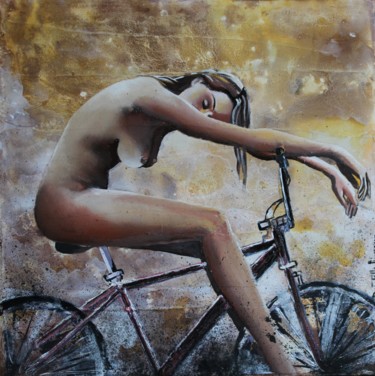 Картина под названием "Tell me where to go" - Donatella Marraoni, Подлинное произведение искусства, Масло