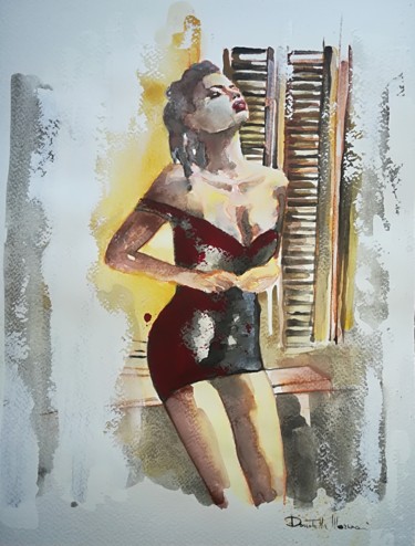 Painting titled "Be mine" by Donatella Marraoni, Original Artwork, Acrylic