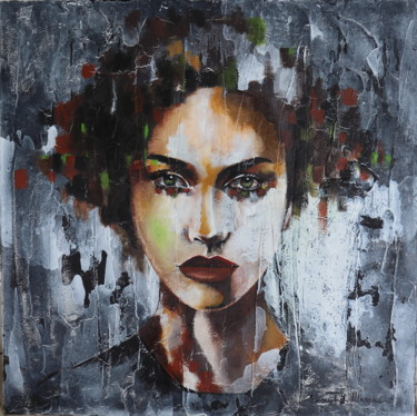 Painting titled "Just...tell me why" by Donatella Marraoni, Original Artwork, Oil