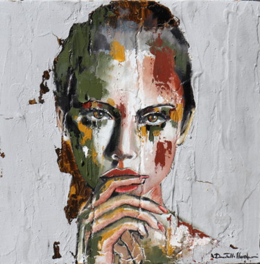 Peinture intitulée "I made a mistake" par Donatella Marraoni, Œuvre d'art originale, Huile