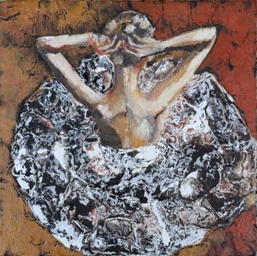 Картина под названием "the show must go on" - Donatella Marraoni, Подлинное произведение искусства, Масло