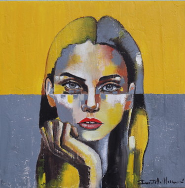 Peinture intitulée "Stand By Me" par Donatella Marraoni, Œuvre d'art originale, Huile