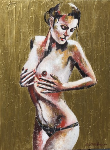 Картина под названием "Choose me III" - Donatella Marraoni, Подлинное произведение искусства, Масло