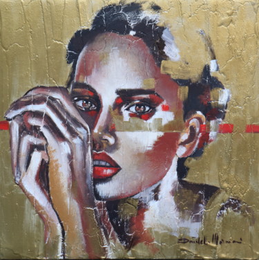 Картина под названием "Please hide me" - Donatella Marraoni, Подлинное произведение искусства, Масло