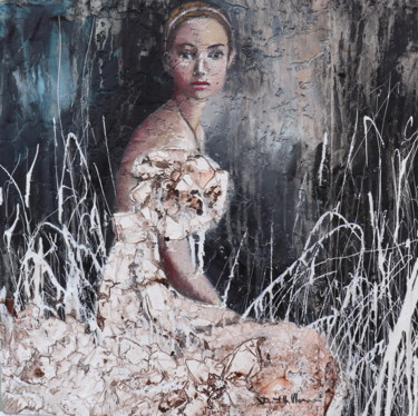 Pittura intitolato "second thought" da Donatella Marraoni, Opera d'arte originale, Olio
