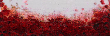 Pittura intitolato "Fiume di parole" da Donatella Marraoni, Opera d'arte originale, Olio