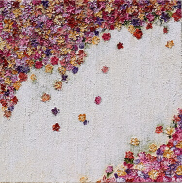 Pittura intitolato "Hello Spring" da Donatella Marraoni, Opera d'arte originale, Olio