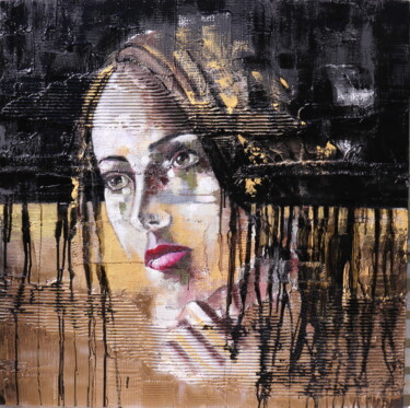 Painting titled "I don’t evеn care a…" by Donatella Marraoni, Original Artwork, Oil