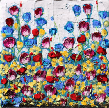 Peinture intitulée "spring 2023" par Donatella Marraoni, Œuvre d'art originale, Huile