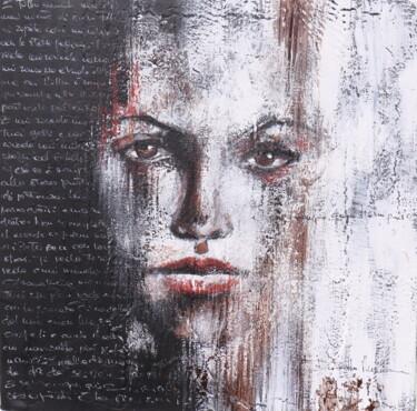 Malerei mit dem Titel "e ricomincio sempre…" von Donatella Marraoni, Original-Kunstwerk, Öl
