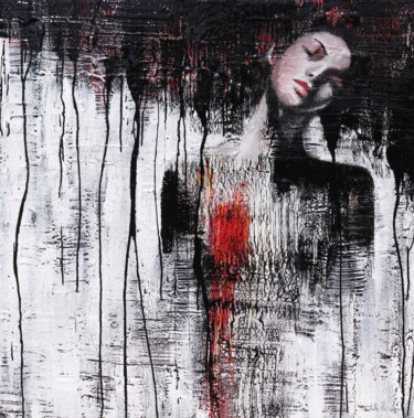 Peinture intitulée "My HEART is safe" par Donatella Marraoni, Œuvre d'art originale, Huile