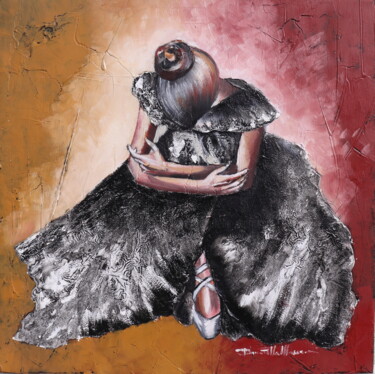 Pittura intitolato "non è andata così" da Donatella Marraoni, Opera d'arte originale, Olio