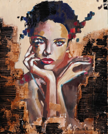 Картина под названием "Take me out" - Donatella Marraoni, Подлинное произведение искусства, Масло