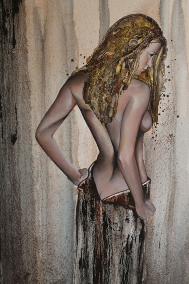 Картина под названием "Slowly" - Donatella Marraoni, Подлинное произведение искусства, Другой