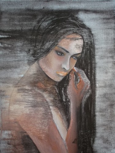 Картина под названием "Lovely wind" - Donatella Marraoni, Подлинное произведение искусства, Масло