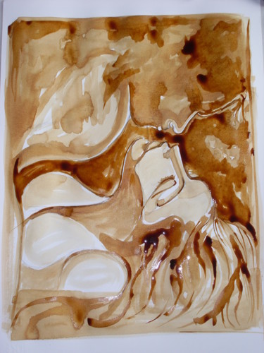 Painting titled "Coffee" by Donatella Marraoni, Original Artwork, Other