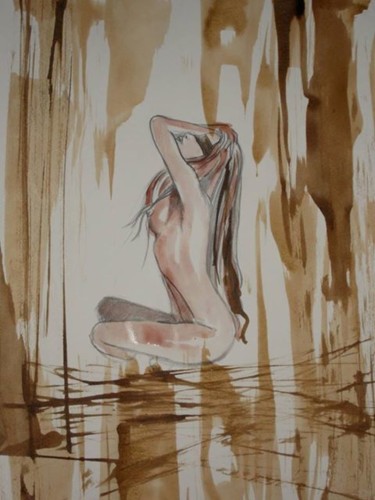 Pittura intitolato "complecated relatio…" da Donatella Marraoni, Opera d'arte originale, Acrilico