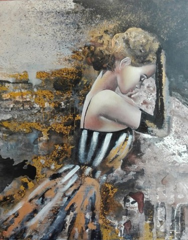 Peinture intitulée "Perchè sei un esser…" par Donatella Marraoni, Œuvre d'art originale, Acrylique