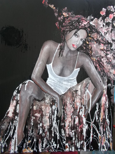 Peinture intitulée "Spring" par Donatella Marraoni, Œuvre d'art originale, Émail