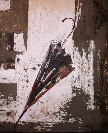 Pittura intitolato "Il tuo ombrello..." da Donatella Marraoni, Opera d'arte originale, Altro